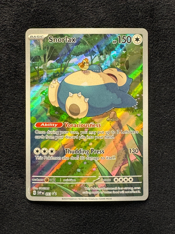 051 Snorlax SV Black Star Promos Promo Near Mint