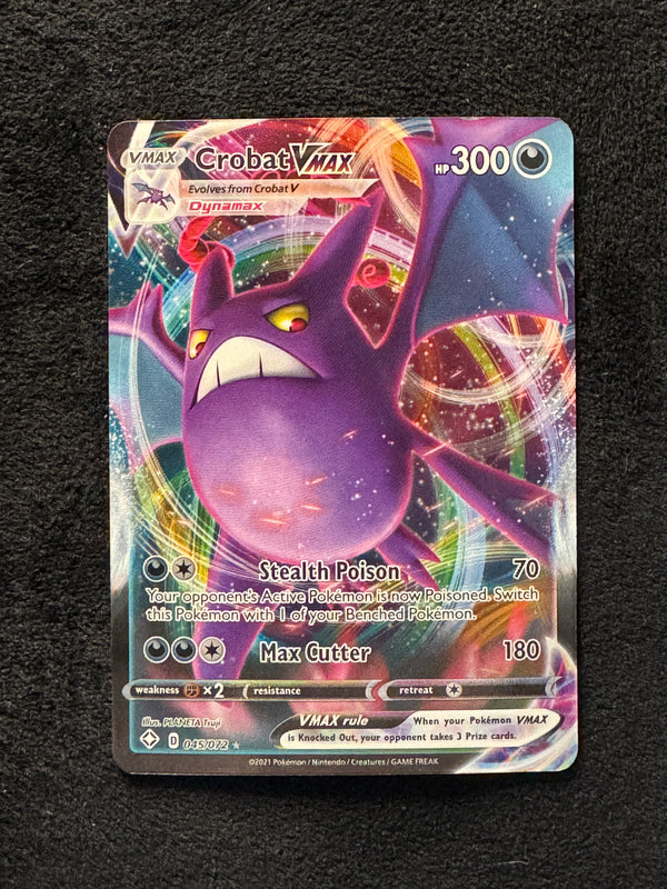 045 Crobat VMAX Shining Fates Holo Rare VMAX Near Mint