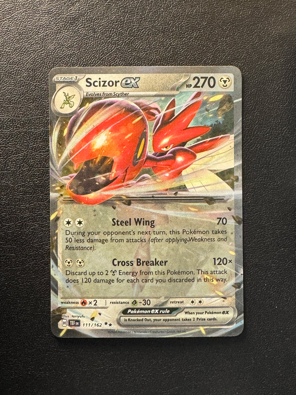 111 Scizor ex Temporal Forces Double Rare Near Mint