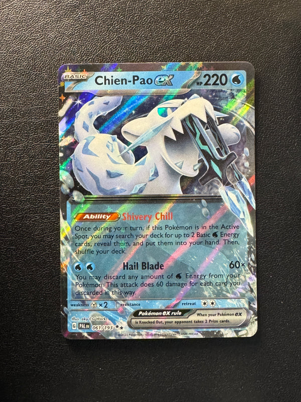 061 Chien-Pao ex Paldea Evolved Double Rare Near Mint