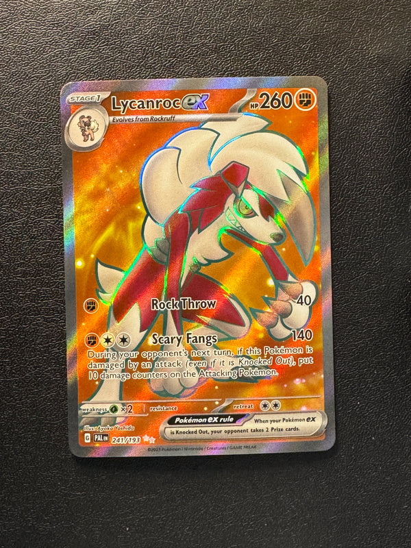 241 Lycanroc ex Paldea Evolved Ultra Rare Near Mint