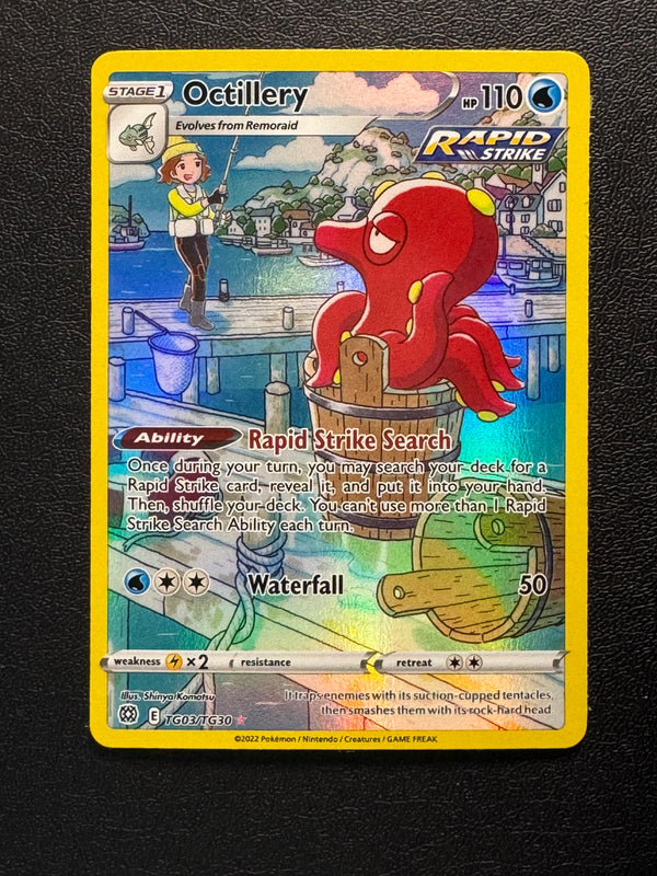 TG03 Octillery Brilliant Stars Rare Holo Near Mint