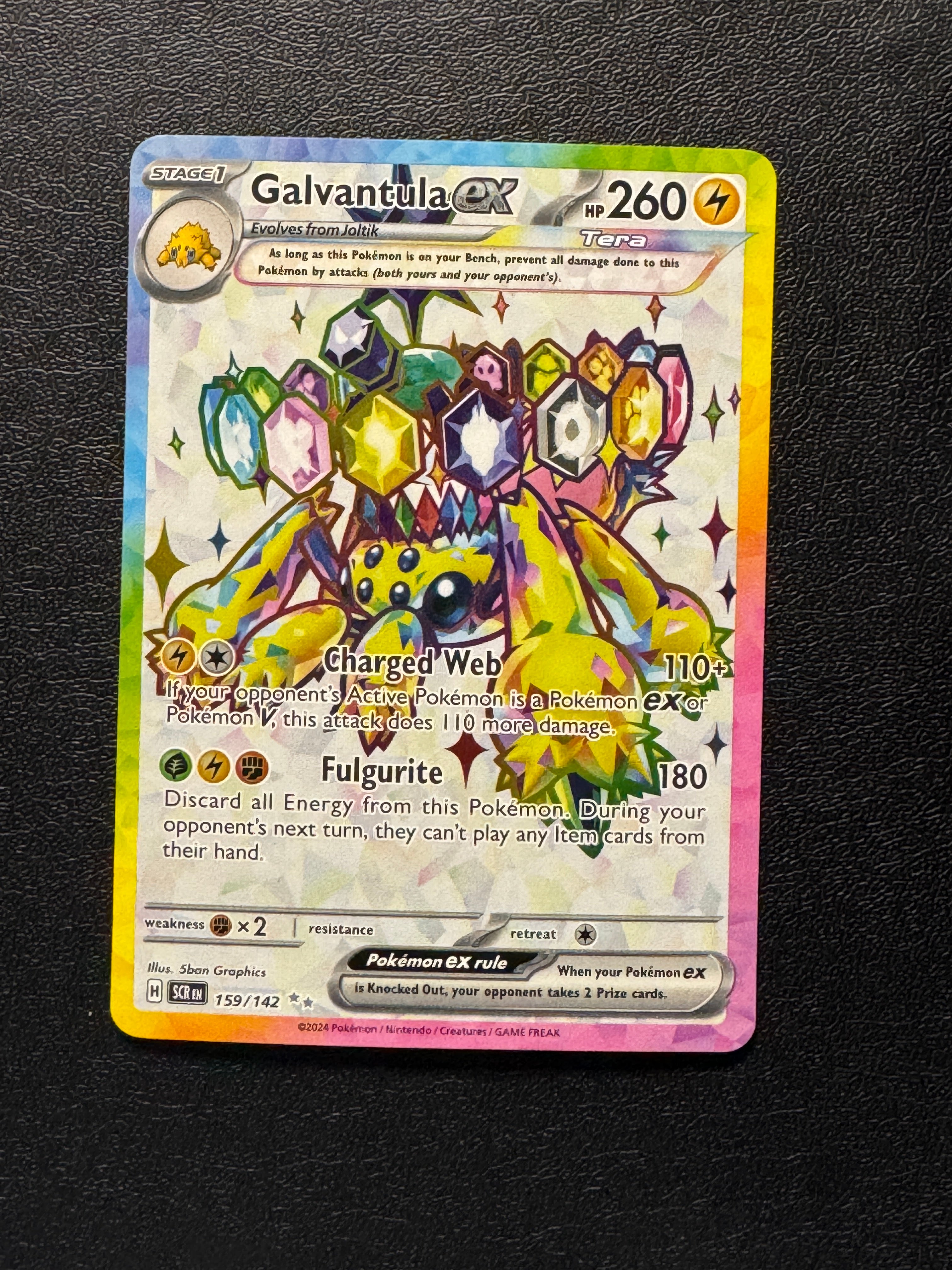 159 Galvantula ex Stellar Crown Ultra Rare Near Mint – k0s Card Shop