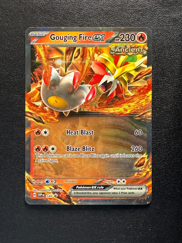 144 Gouging Fire ex SV Black Star Promos Promo Near Mint