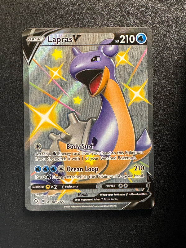 SV110 Lapras V Shining Fates Shiny Rare V Near Mint