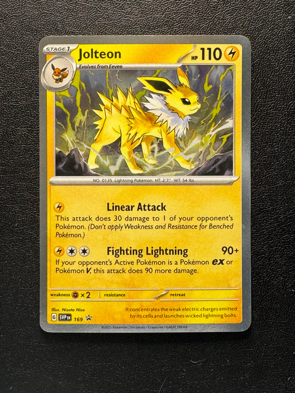 169 Jolteon SV Black Star Promos Promo Near Mint