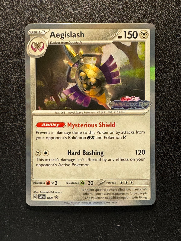 060 Aegislash SV Black Star Promos Promo Near Mint