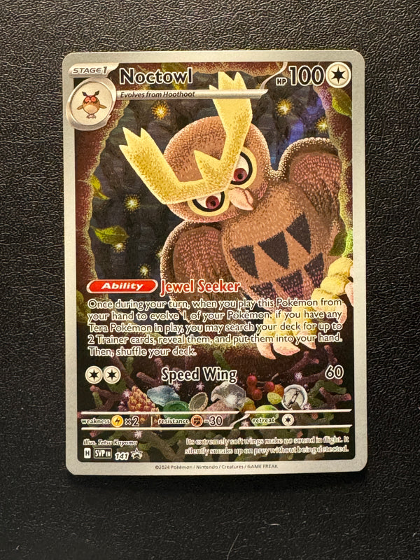 141 Noctowl SV Black Star Promos Promo Near Mint