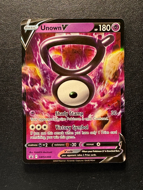 SWSH300 Unown V SWSH Black Star Promos Promo Near Mint