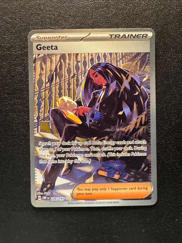 226 Geeta Obsidian Flames Special Illustration Rare Near Mint