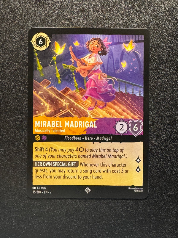 035 Mirabel Madrigal - Musically Talented Archazia's Island Super Rare Near Mint