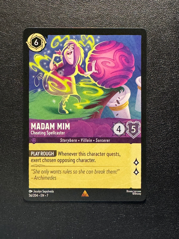 056 Madam Mim - Cheating Spellcaster Archazia's Island Rare Near Mint