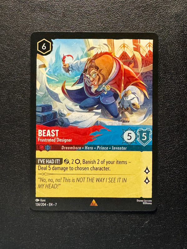 136 Beast - Frustrated Designer Archazia's Island Rare Near Mint