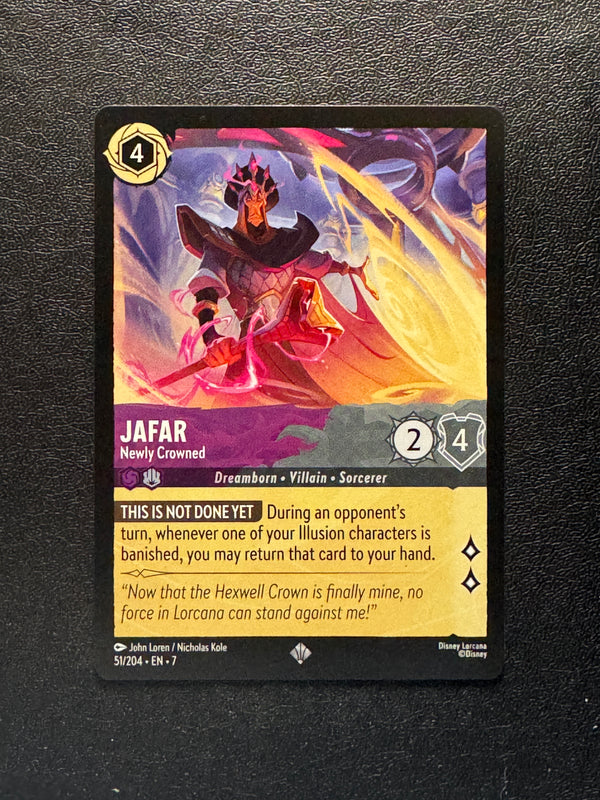 051 Jafar - Newly Crowned Archazia's Island Super Rare Near Mint