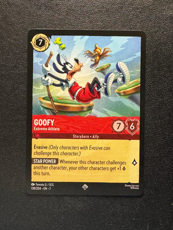 139 Goofy - Extreme Athlete Archazia's Island Super Rare NM
