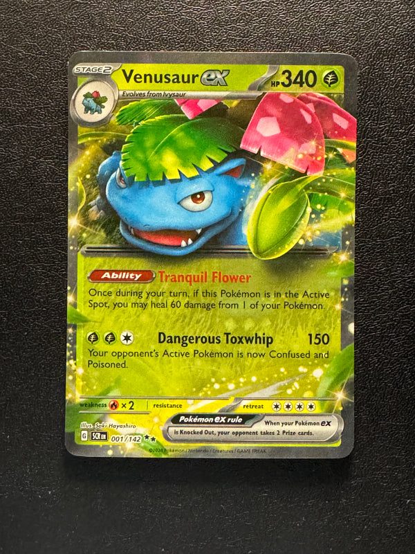 001 Venusaur ex Stellar Crown Double Rare Near Mint