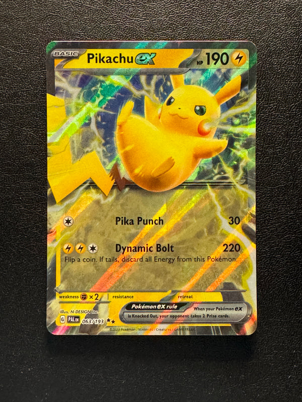 063 Pikachu ex Paldea Evolved Double Rare Near Mint