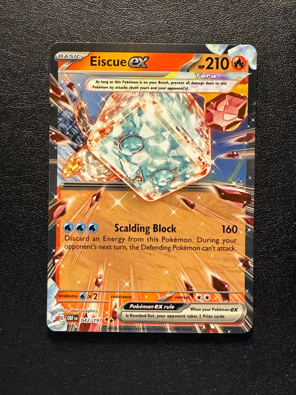 042 Eiscue ex Obsidian Flames Double Rare Near Mint