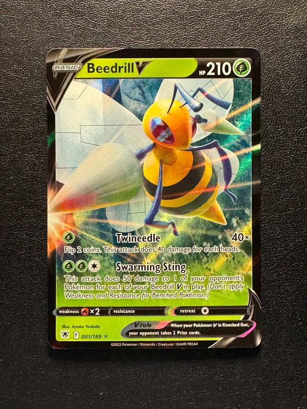 001 Beedrill V Astral Radiance Holo Rare V Near Mint