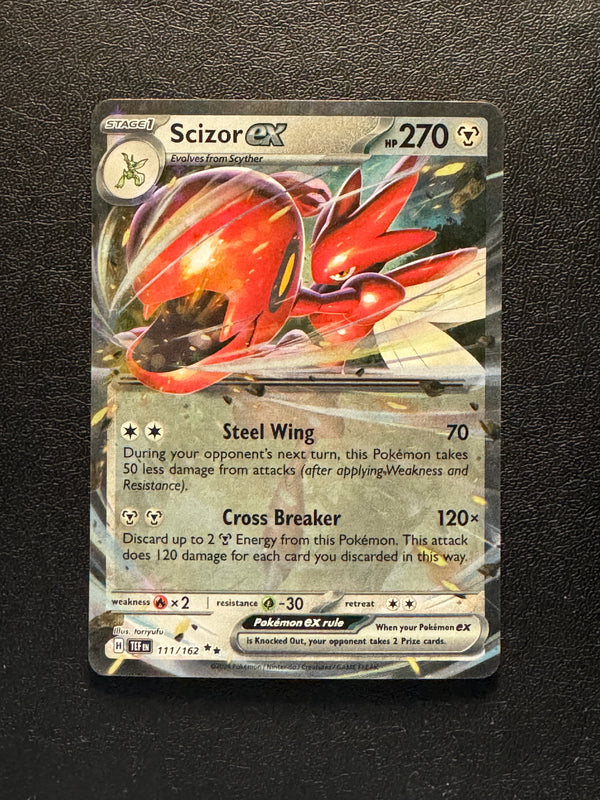 111 Scizor ex Temporal Forces Double Rare NM