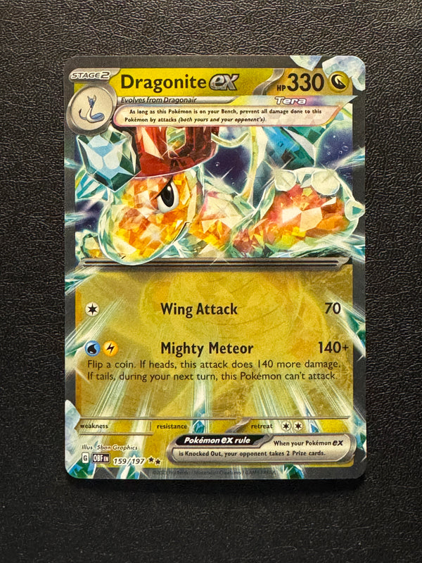 159 Dragonite ex Obsidian Flames Double Rare Near Mint