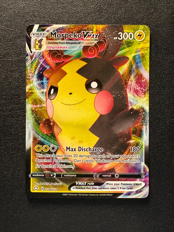 038 Morpeko VMAX Shining Fates Holo Rare VMAX Near Mint
