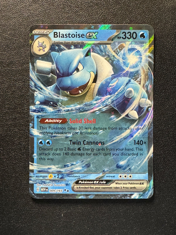 009 Blastoise ex Scarlet & Violet 151 Double Rare Near Mint