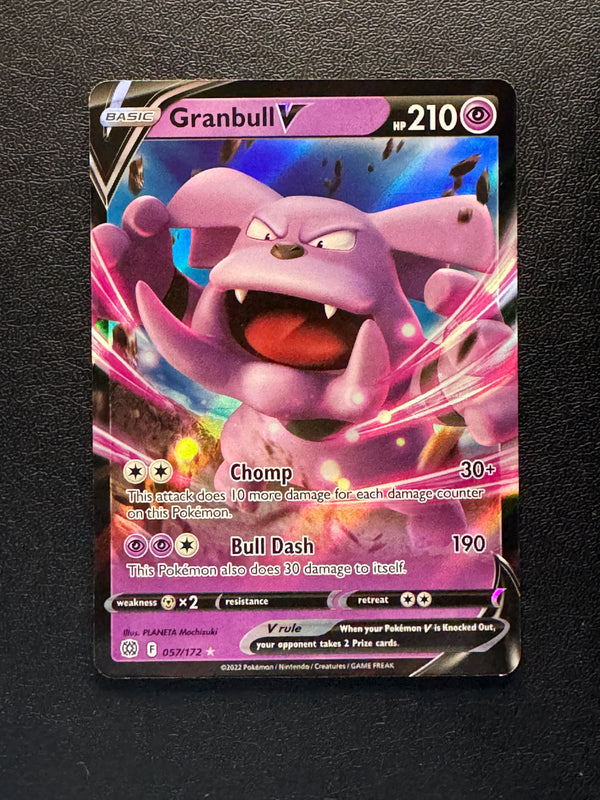 057 Granbull V Brilliant Stars Holo Rare V Near Mint