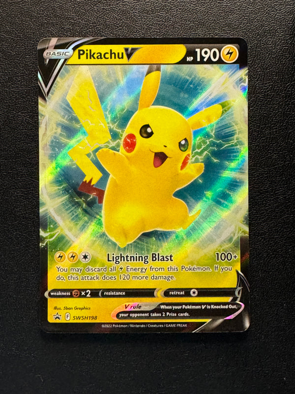 SWSH198 Pikachu V SWSH Black Star Promos Promo Near Mint