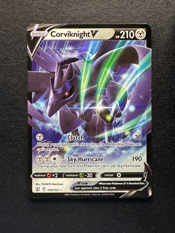 109 Corviknight V Battle Styles Holo Rare V Near Mint