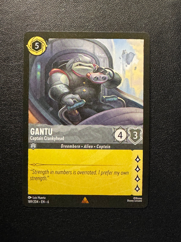 189 Gantu - Captain Crankyhead Azurite Sea Rare Near Mint