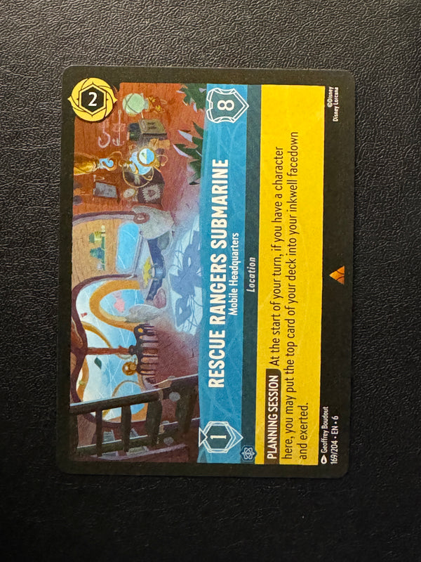 169 Rescue Rangers Submarine - Mobile Headquarters Azurite Sea Rare Near Mint