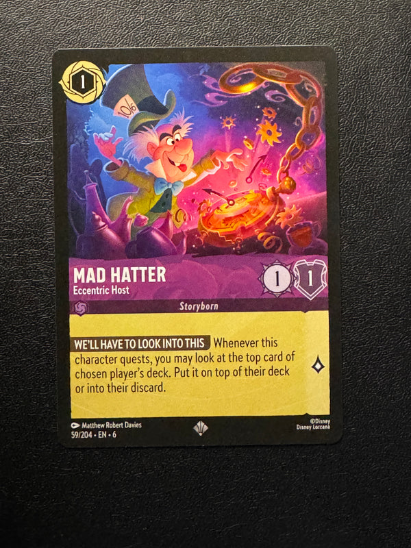 059 Mad Hatter - Eccentric Host Azurite Sea Super Rare Near Mint