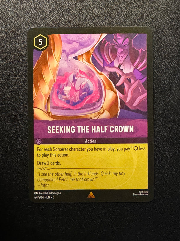 064 Seeking the Half Crown Azurite Sea Rare Near Mint