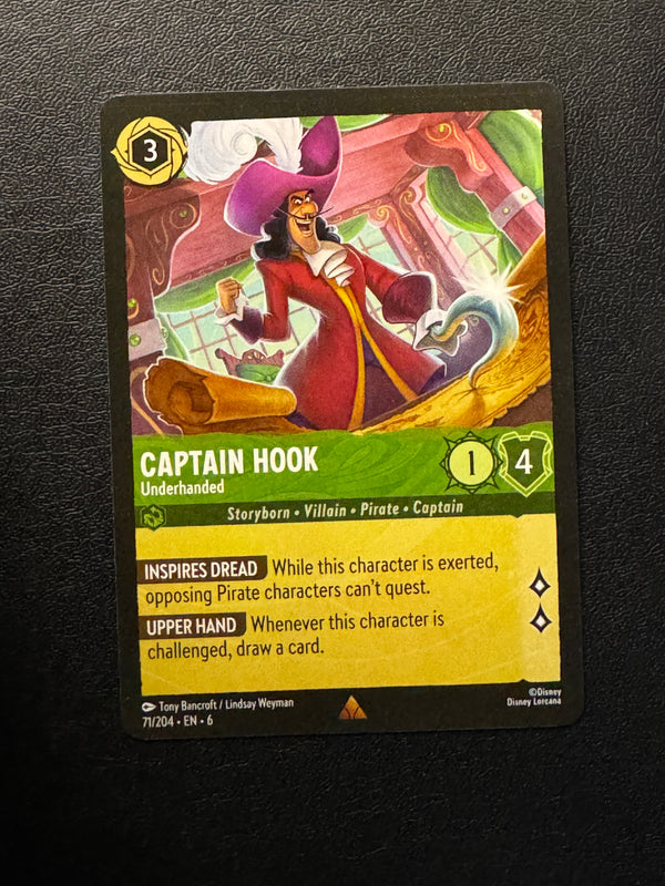 071 Captain Hook - Underhanded Azurite Sea Rare Near Mint