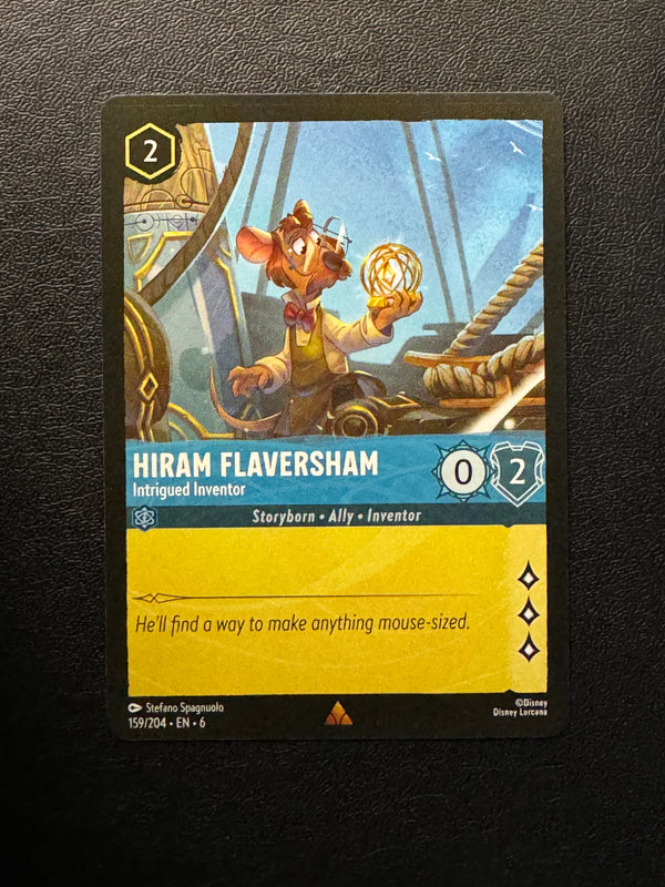 159 Hiram Flaversham - Intrigued Inventor Azurite Sea Rare Near Mint