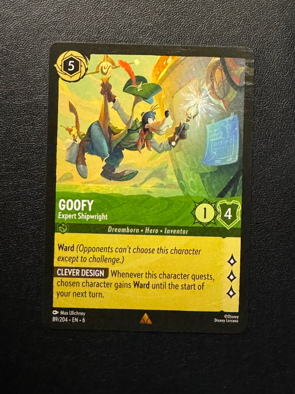 089 Goofy - Expert Shipwright Azurite Sea Rare Near Mint