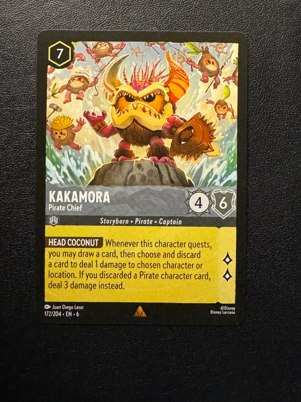 172 Kakamora - Pirate Chief Azurite Sea Rare Near Mint