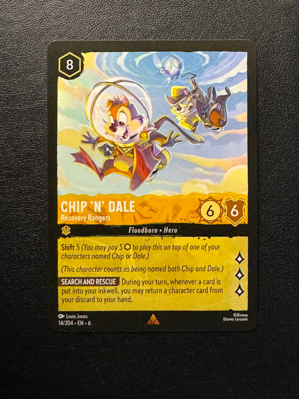 014 Chip 'n' Dale - Recovery Rangers Azurite Sea Rare Near Mint