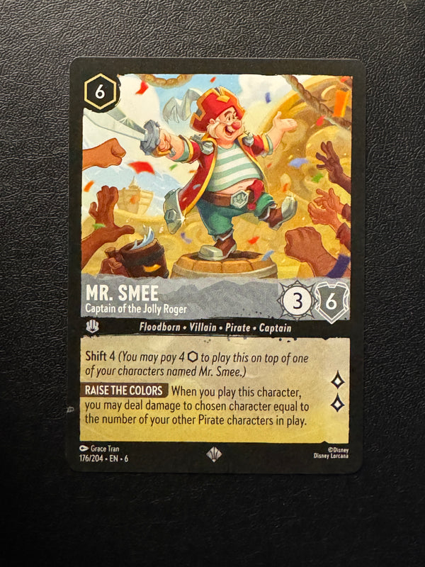 176 Mr. Smee - Captain of the Jolly Roger Azurite Sea Super Rare Near Mint