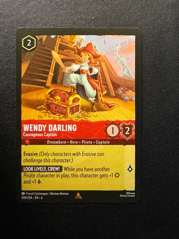 108 Wendy Darling - Courageous Captain Azurite Sea Rare Near Mint