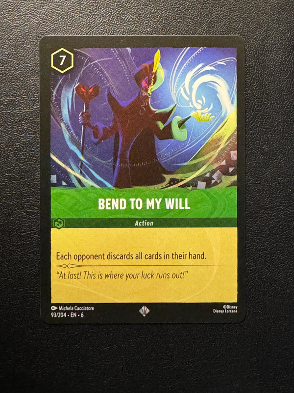 093 Bend to My Will Azurite Sea Super Rare Near Mint