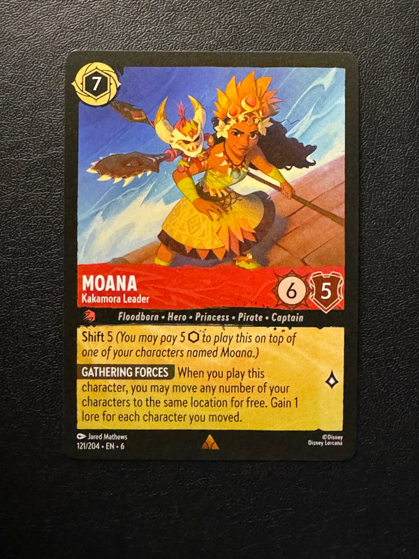 121 Moana - Kakamora Leader Azurite Sea Rare Near Mint