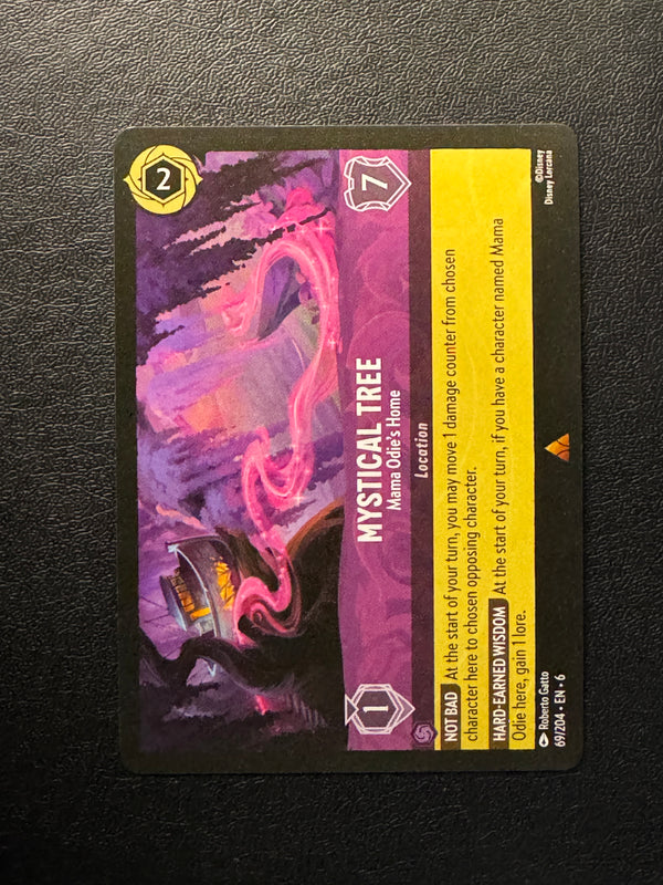 069 Mystical Tree - Mama Odie's Home Azurite Sea Rare Near Mint