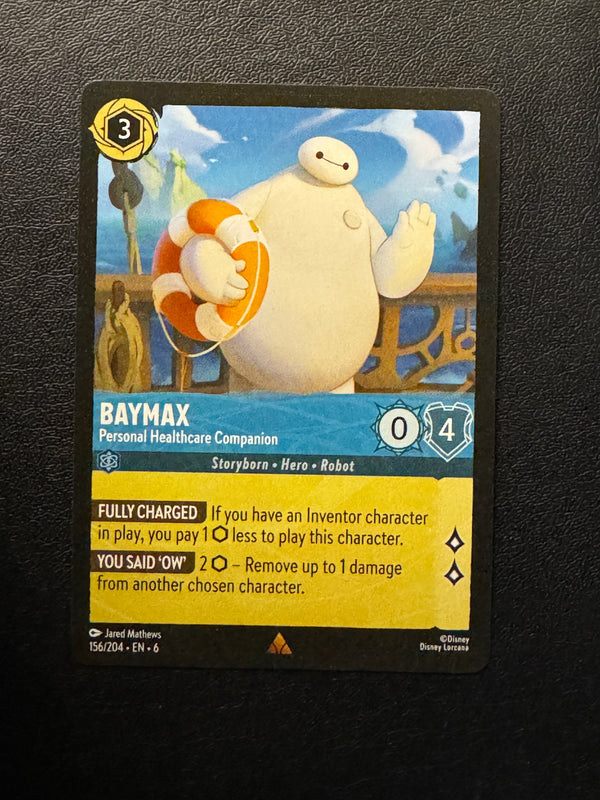 156 Baymax - Personal Healthcare Companion Azurite Sea Rare Near Mint