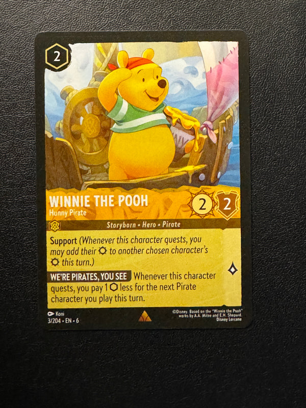 003 Winnie the Pooh - Hunny Pirate Azurite Sea Rare Near Mint