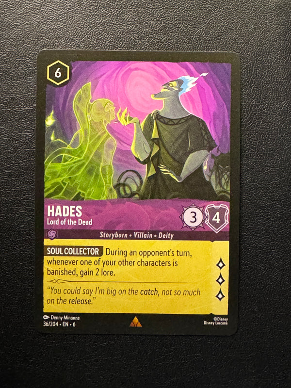 036 Hades - Lord of the Dead Azurite Sea Rare Near Mint