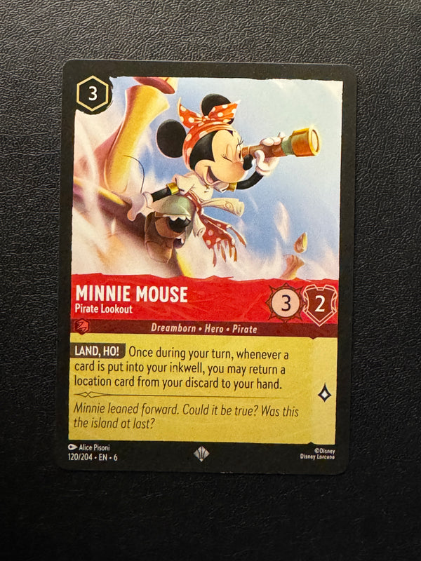 120 Minnie Mouse - Pirate Lookout Azurite Sea Super Rare NM