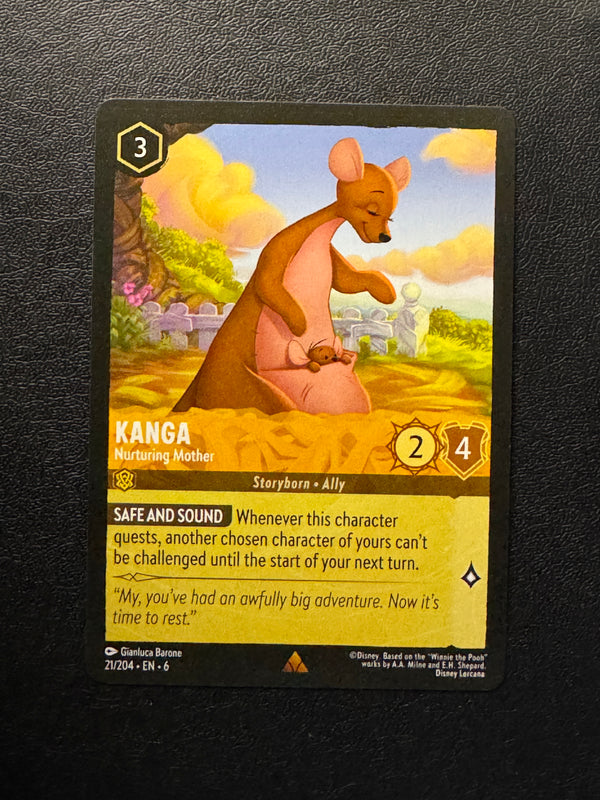 021 Kanga - Nurturing Mother Azurite Sea Rare Near Mint