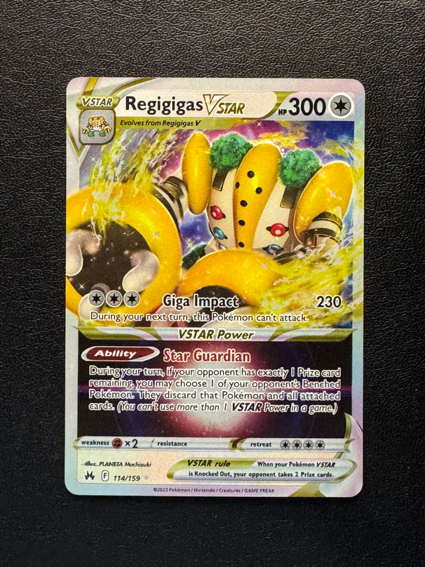 114 Regigigas VSTAR Crown Zenith Holo Rare VSTAR Near Mint
